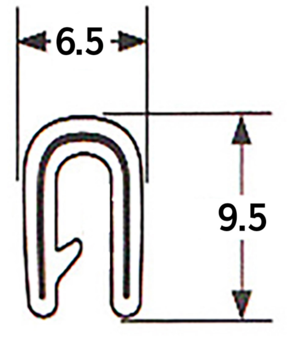 Picture of Pinchweld U channel edge protector 5M