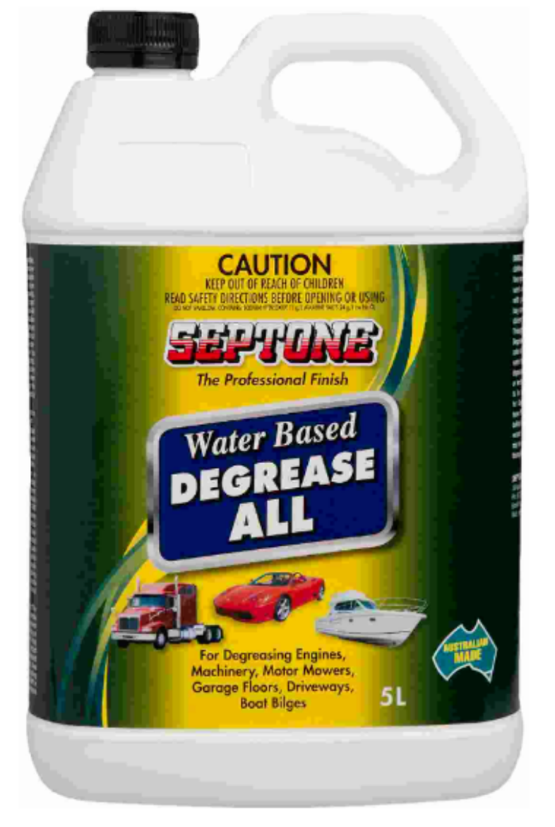 ADDA5 SEPTONE DEGREASE ALL WATER BASED DEGREASER 5L The Boss Shop Queensland Australia