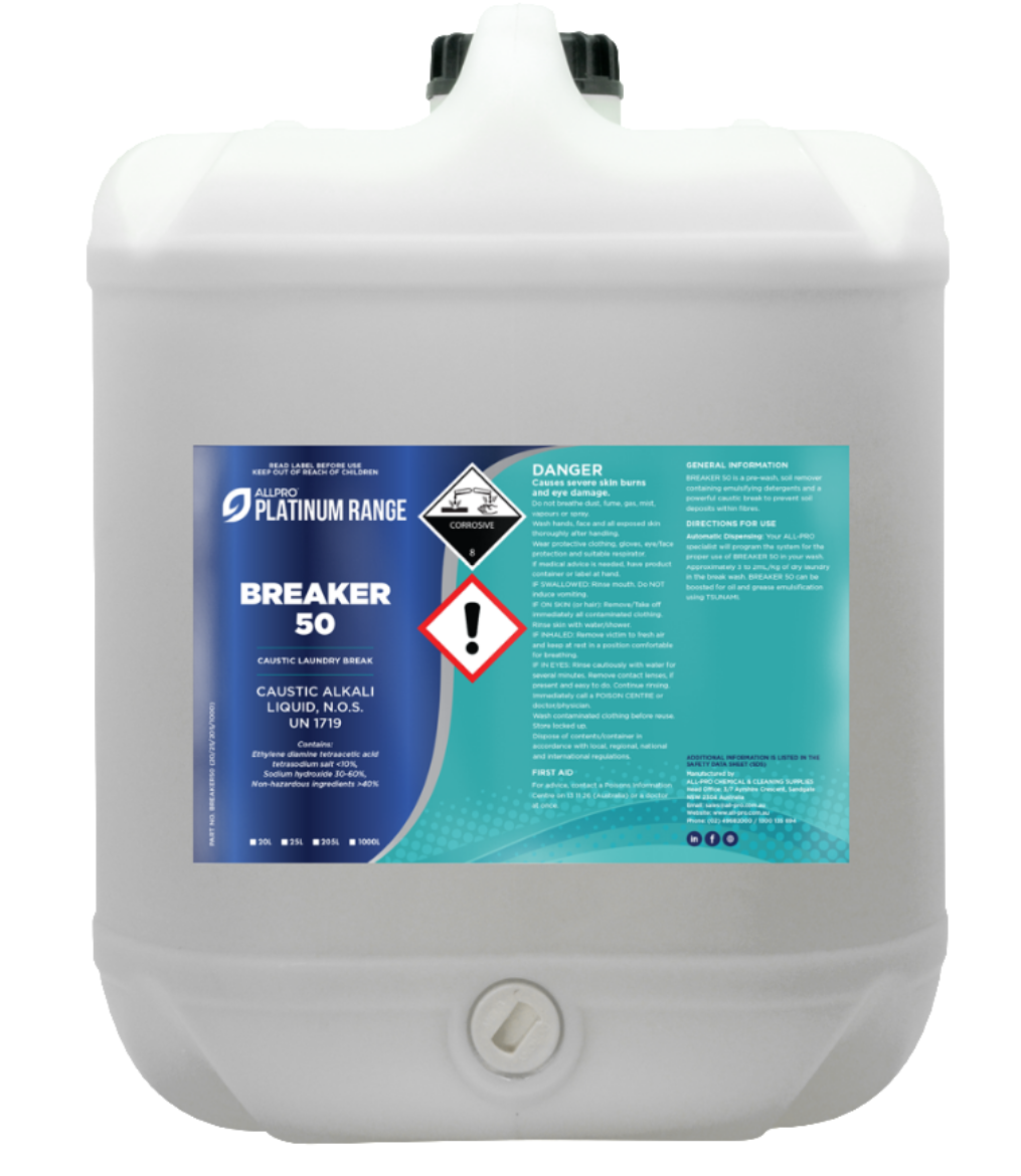 Picture of Breaker 50 20Ltr - Caustic Laundry Break (TURBO BUILDER)