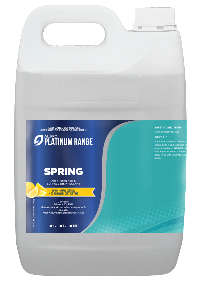 SPRING5 Spring 5Ltr M/P Cleaner Air Freshener and Surface