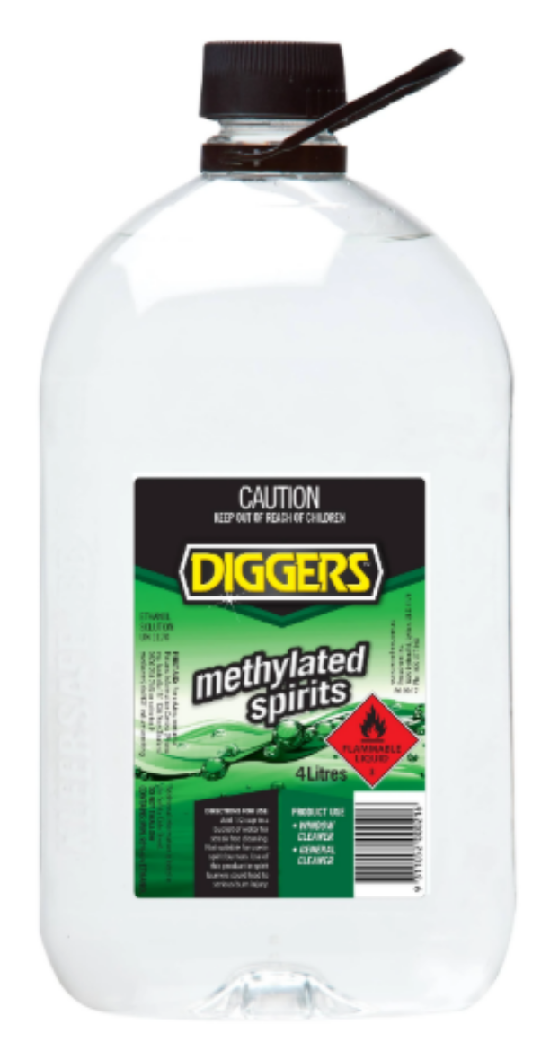 Picture of Diggers Methylated Spirits 4L