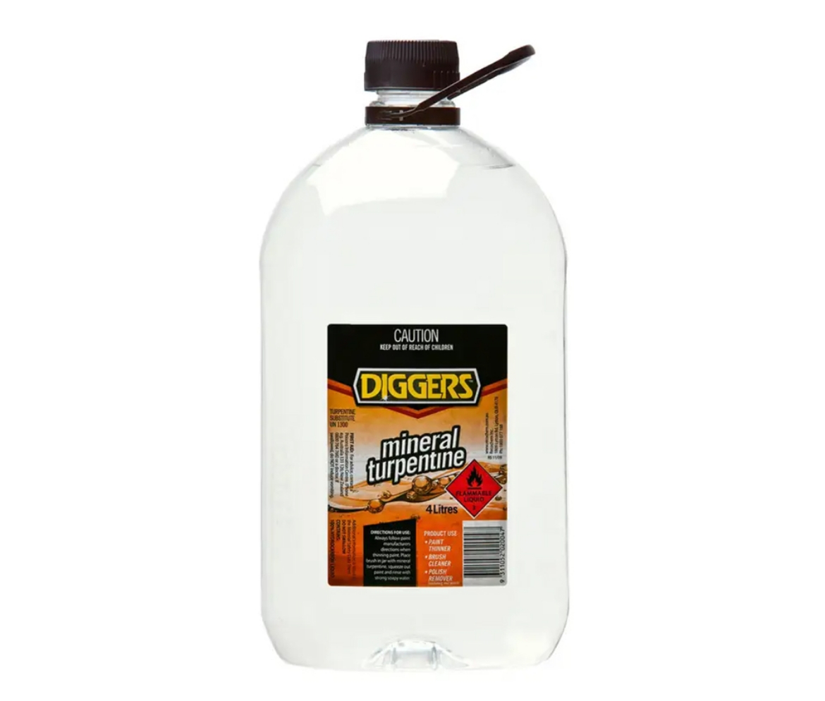 Picture of Diggers Mineral Turpentine 4L