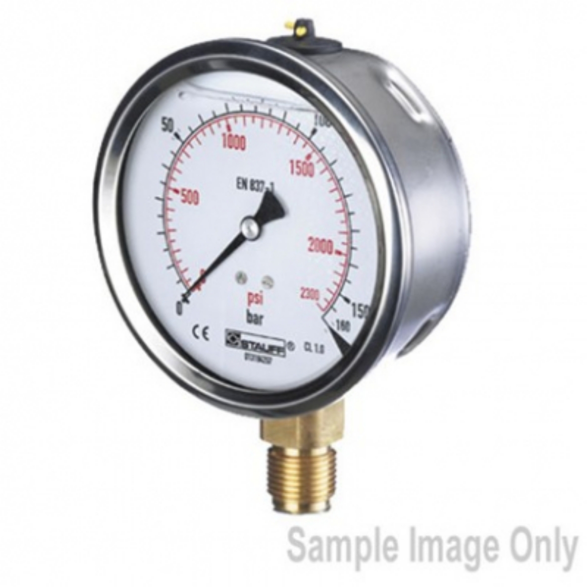 Picture of 63mm  600KPA/85PSI B/Entry S/S Liquid Filled Gauge