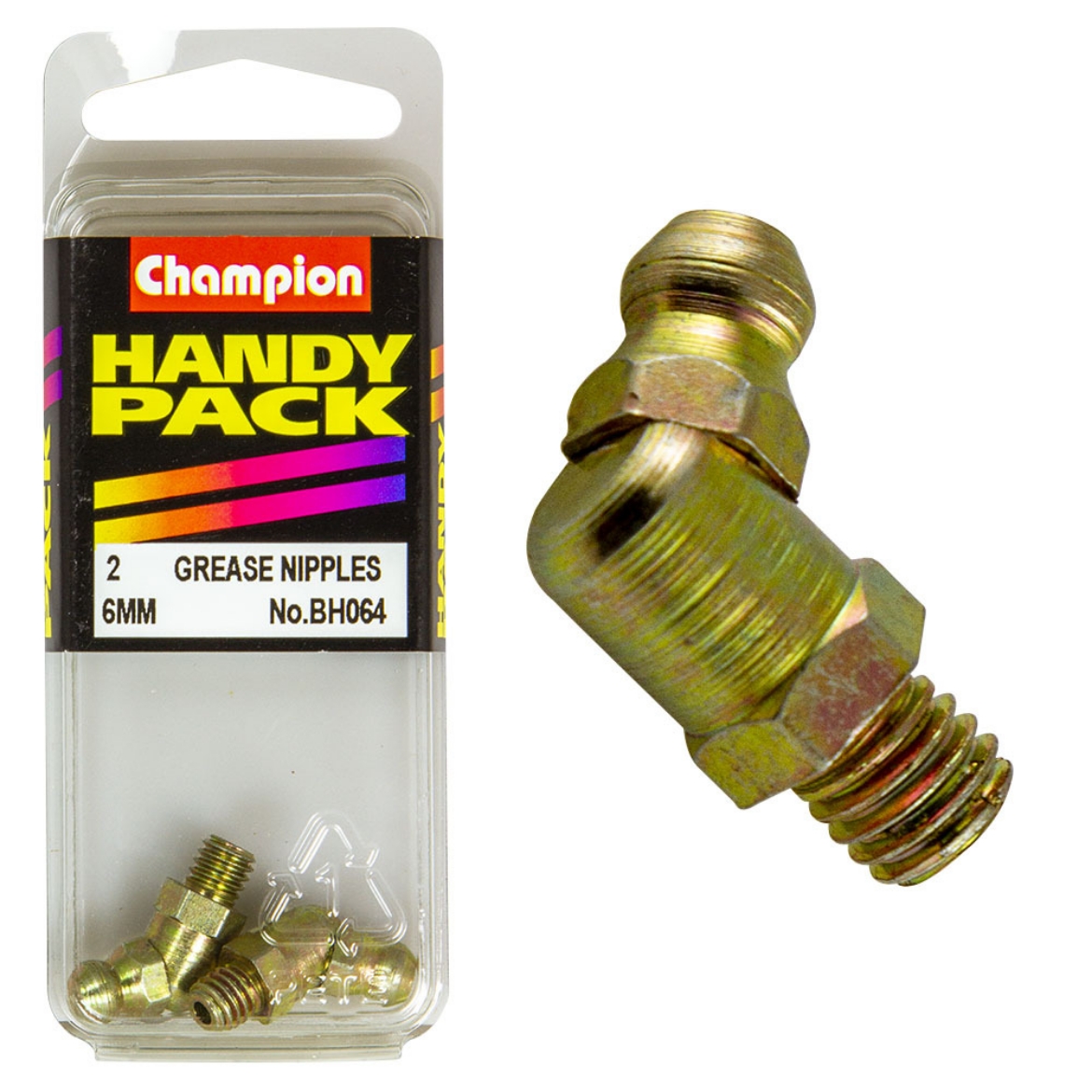 Picture of Handy Pk Grease Nipples 6mm 45deg CN (Pkt.2)