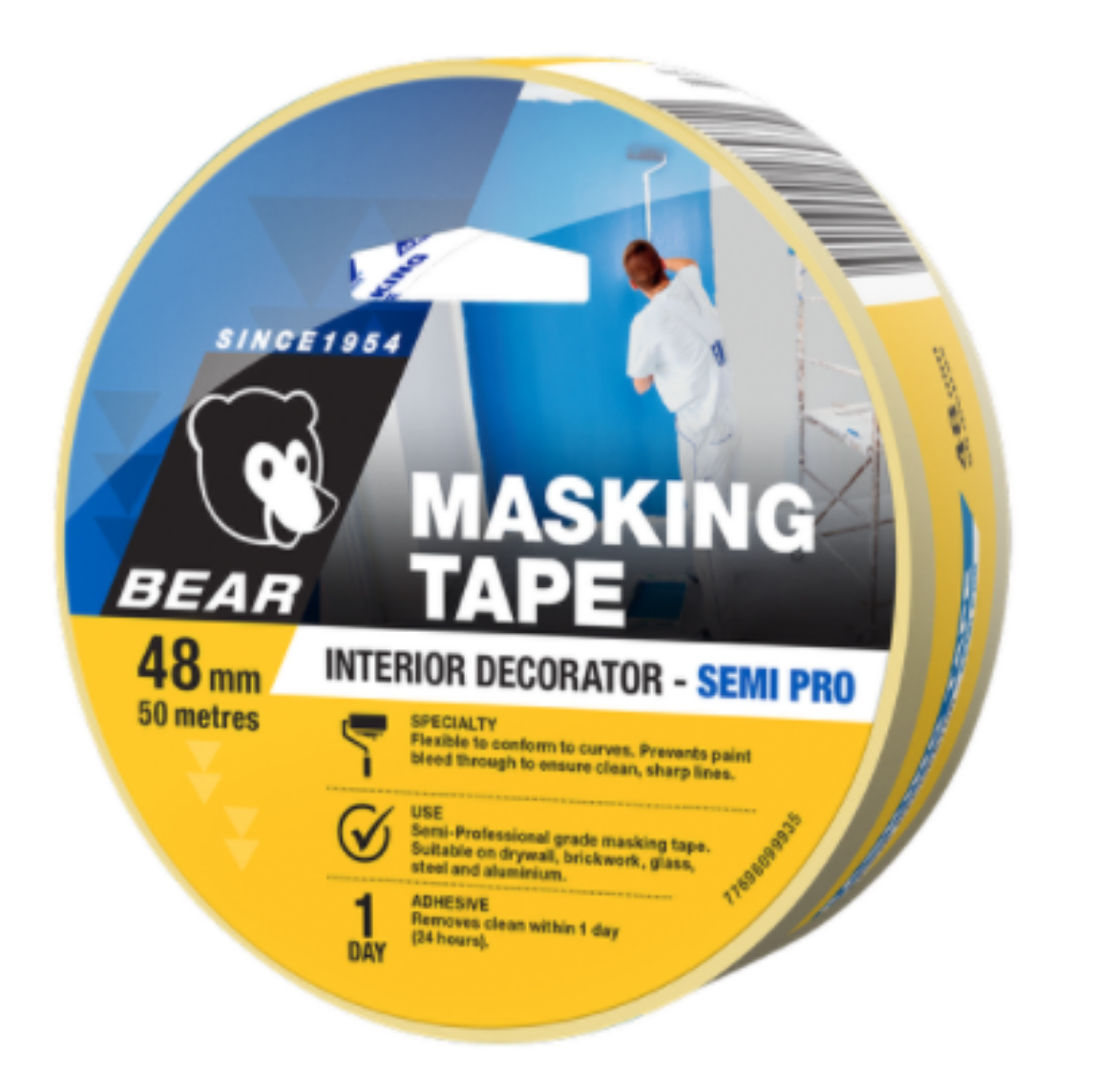 Picture of MASKING TAPE BEAR 48MMX50M TRADE PAINTER 6584
