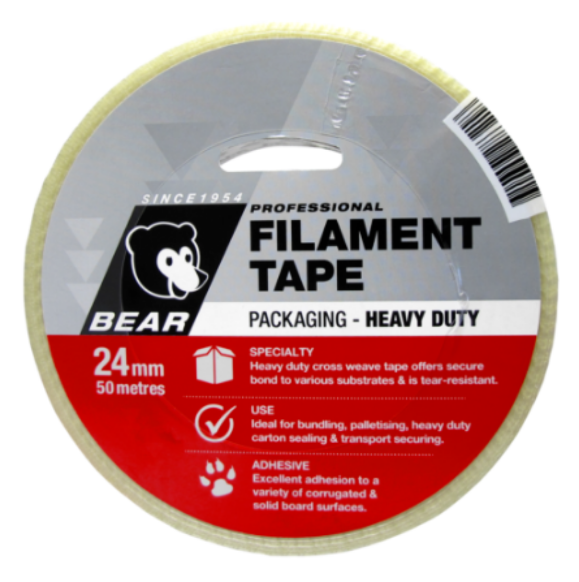 Picture of FILAMENT TAPE 24mm x 50M BEAR - CROSS WEAVE