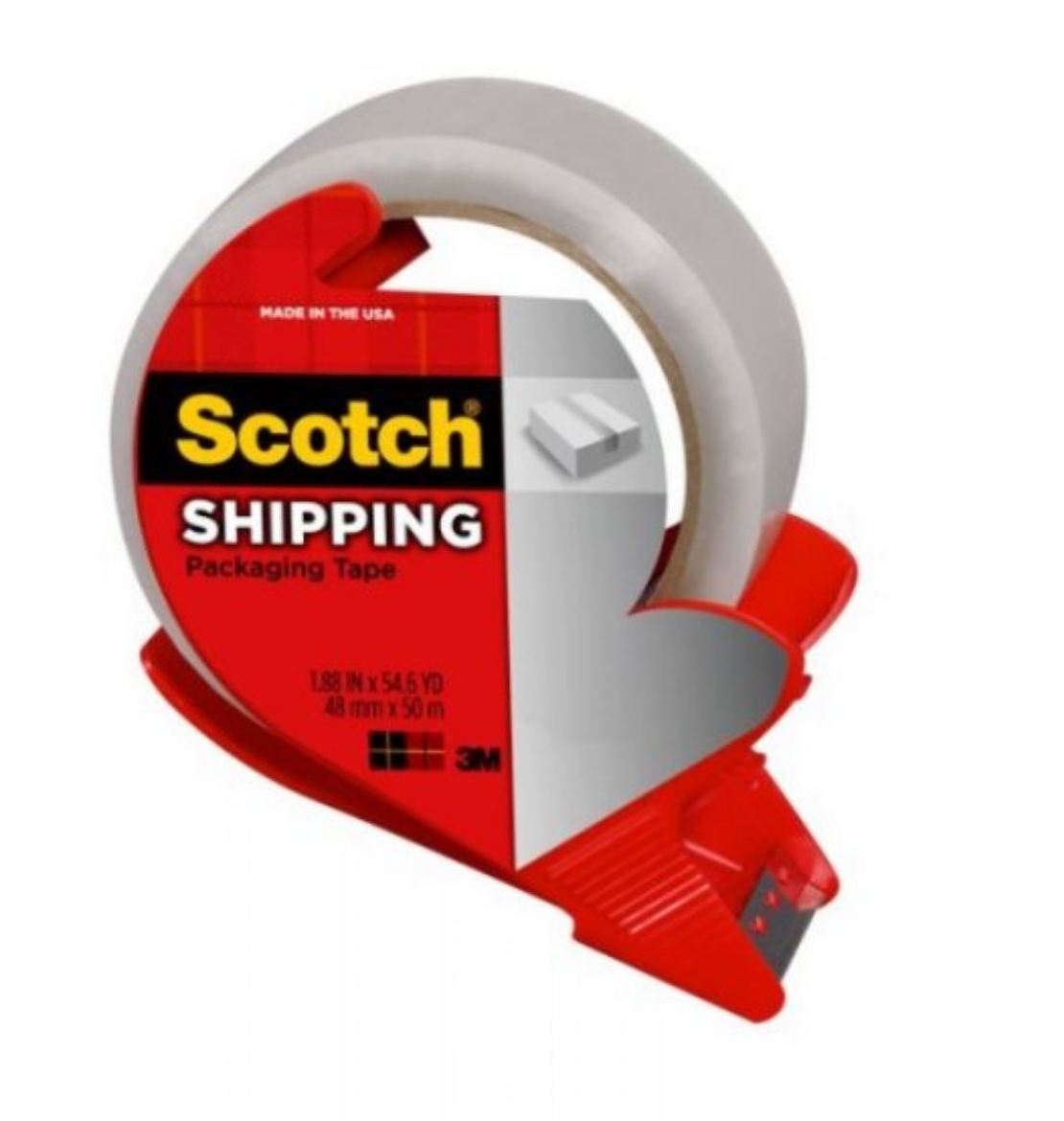 Picture of Scotch® Packaging Tape 48 mm x 75 m with Dispenser