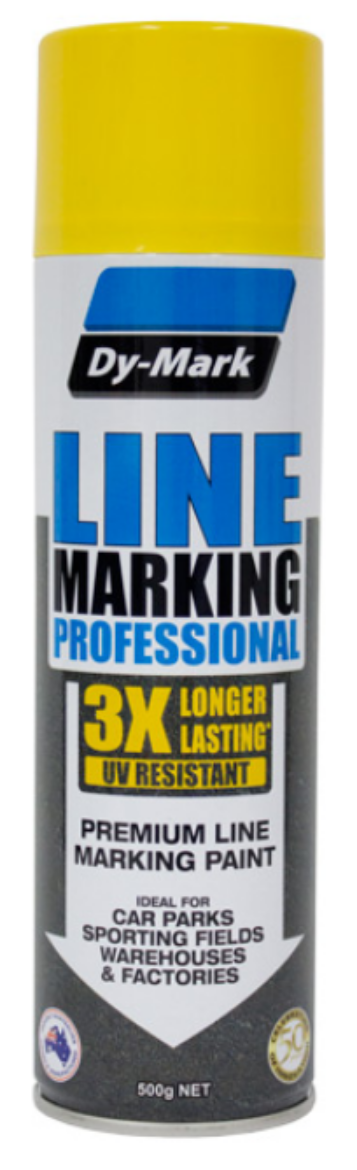 Picture of DYMARK Line Marking Professional Yellow Aerosol 500g
