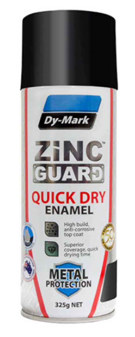 Picture of DYMARK Zinc Guard Quick Dry Enamel Gloss Black 325g
