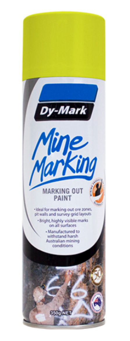Picture of DYMARK Mine Marking Hz Fluro Yellow 350g