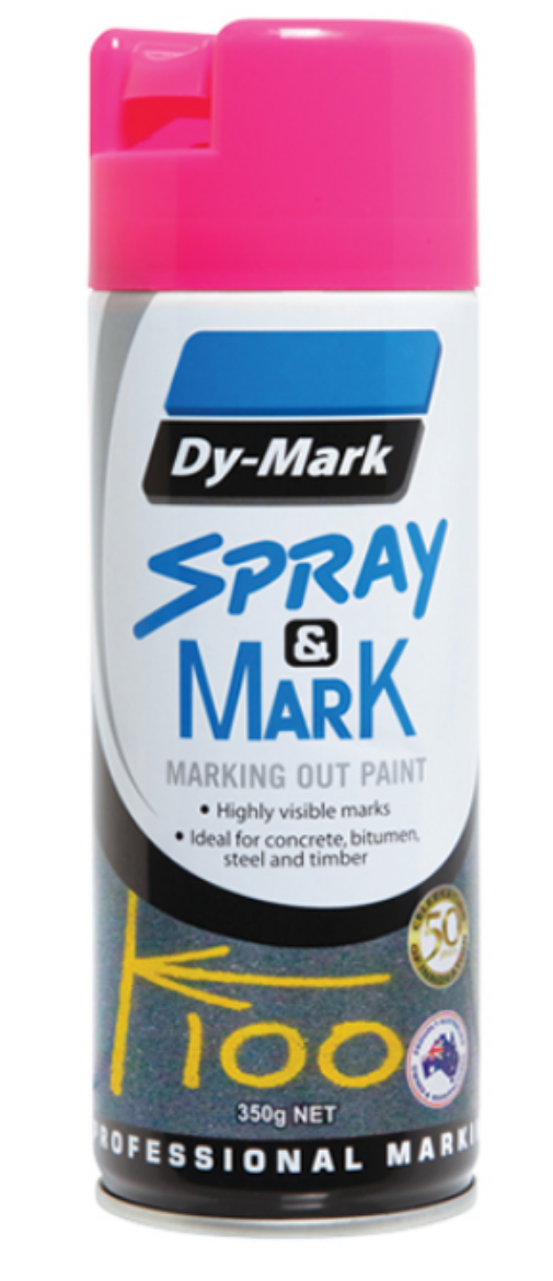 Picture of DYMARK Spray & Mark Fluro Pink 350g