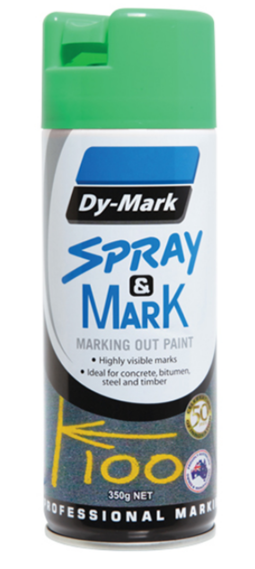 Picture of DYMARK Spray & Mark Fluro Green 350g