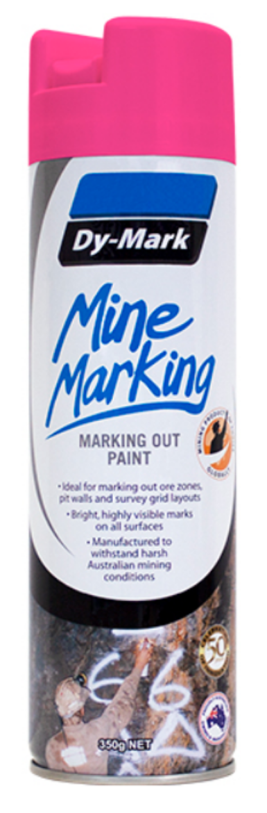 Picture of DYMARK Mine Marking Vert Fluro Pink 350g