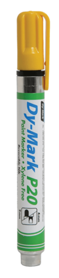 Picture of DYMARK P20 Paint Marker Yellow