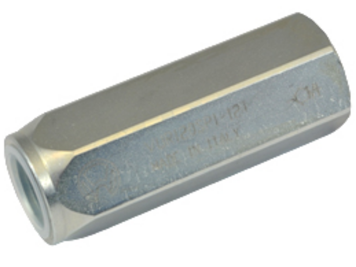 Picture of Mini Check Valve 1/4" FI BSP 1000KPA 145PSI Nickel Plated Brass