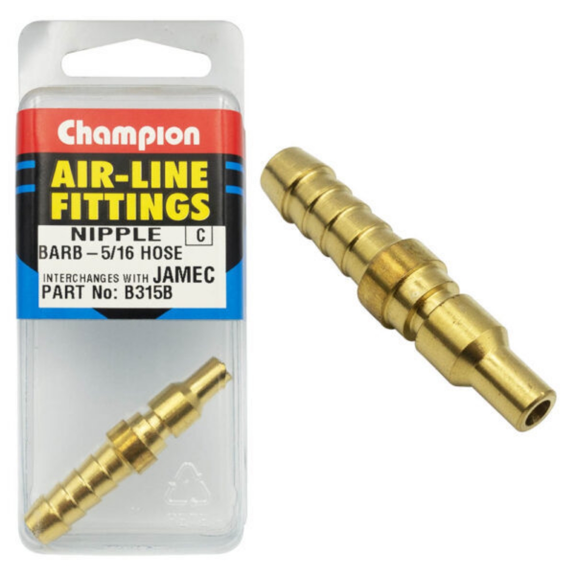 Picture of 5/16 HOSE BARB NIPPLE