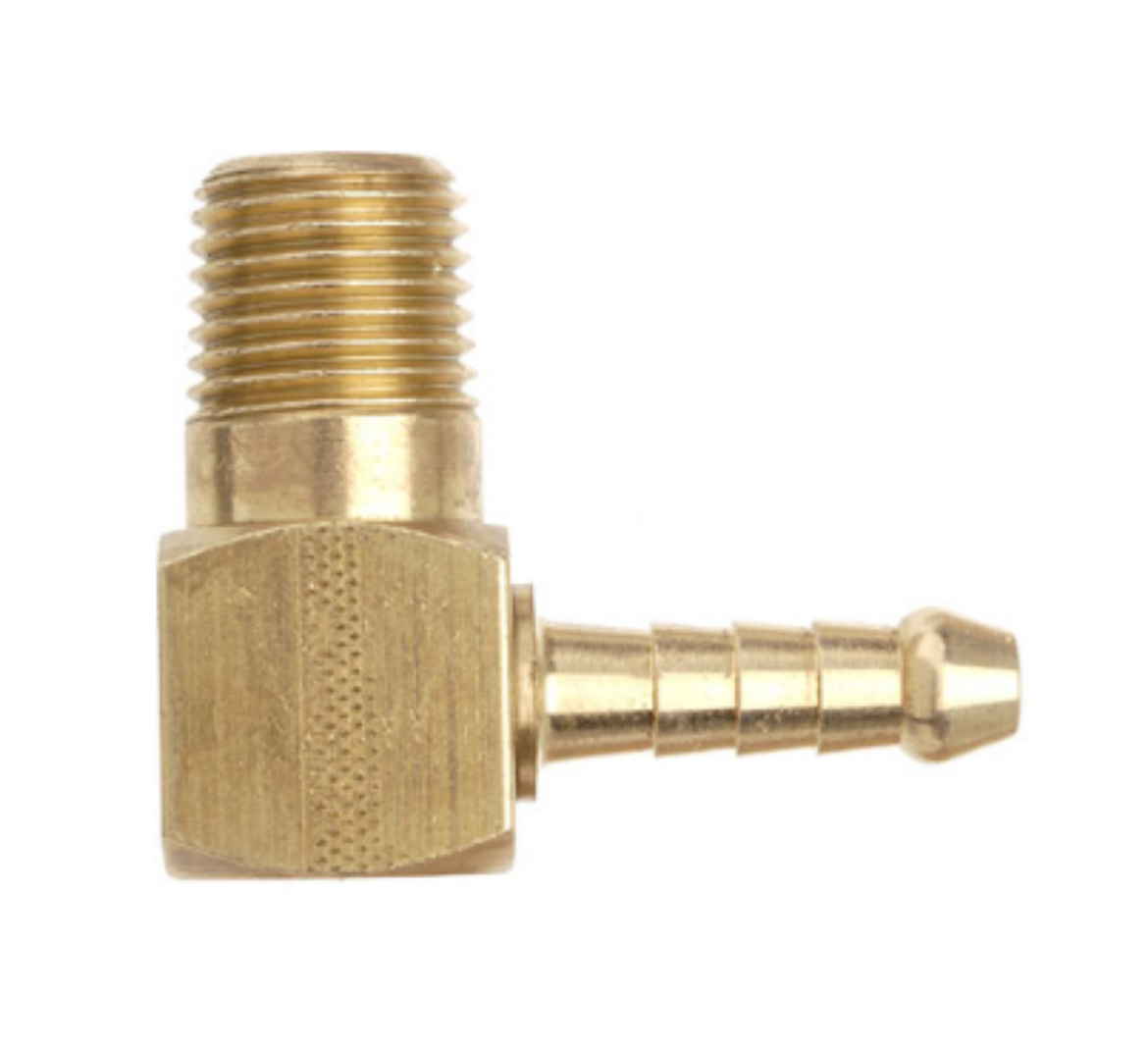 Picture of P6 1/4x1/4 Barb x MiBSP Elbow