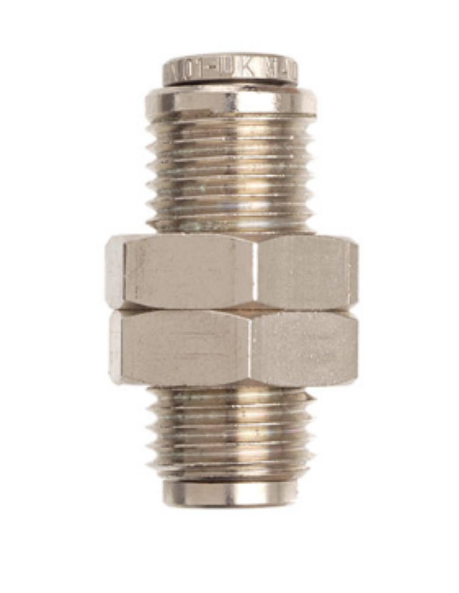 Picture of QFM31NP 6mm Bulkhead Nickel Plated