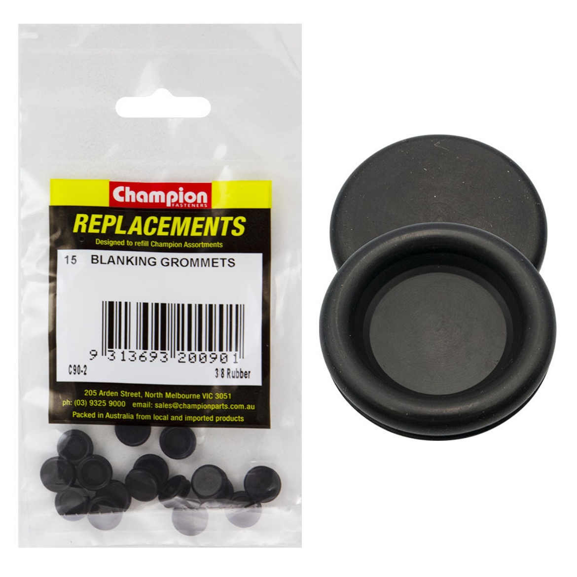 Picture of 3/8  BLANKING GROMMETS (Pkt.15)