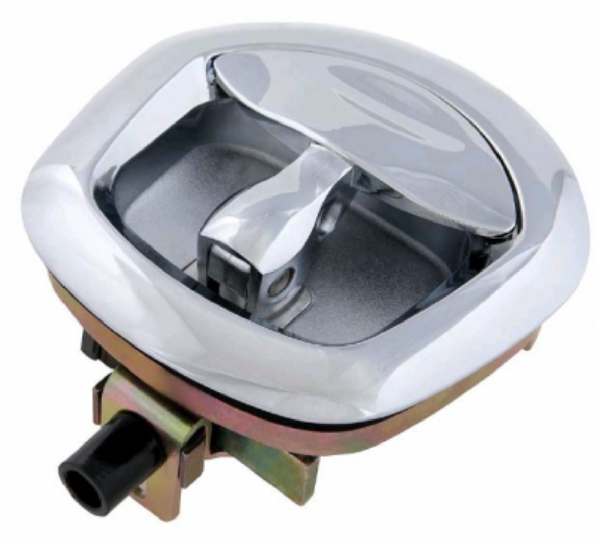 Picture of "WHALE TAIL" TLD LOCK, MANUAL LOCKING, ALL CHROME