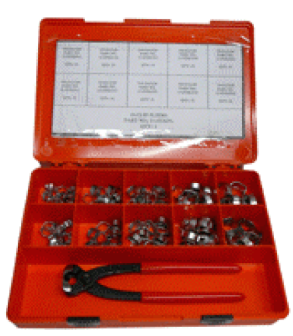 Picture of O'CLIP ASSORT KIT WITH PLIERS (7/16,1/2,9/16,5/8 x 30, 7/8 X 20 + PLIERS)