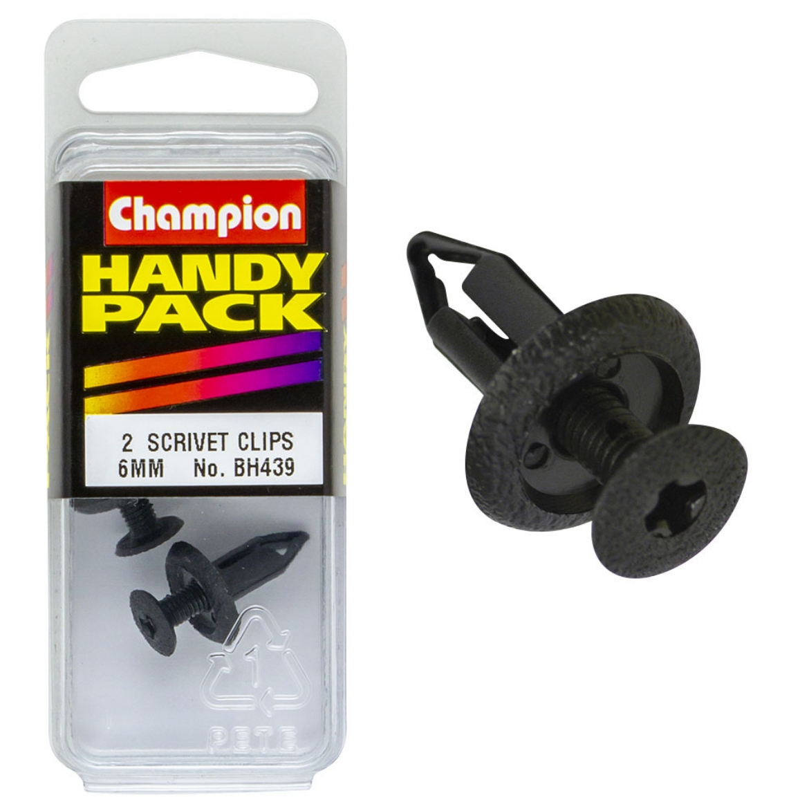 Picture of Handy Pk 6mm Scrivet Trim Clip (Pkt.2)