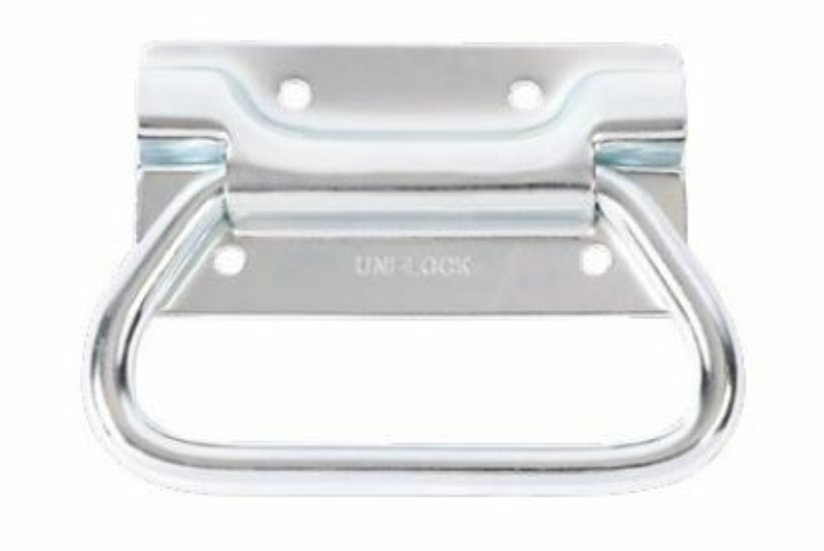 Picture of LIFT HANDLE, 100MM HANDLE, BASEPLATE 86 x 44MM, ZINC PLATE