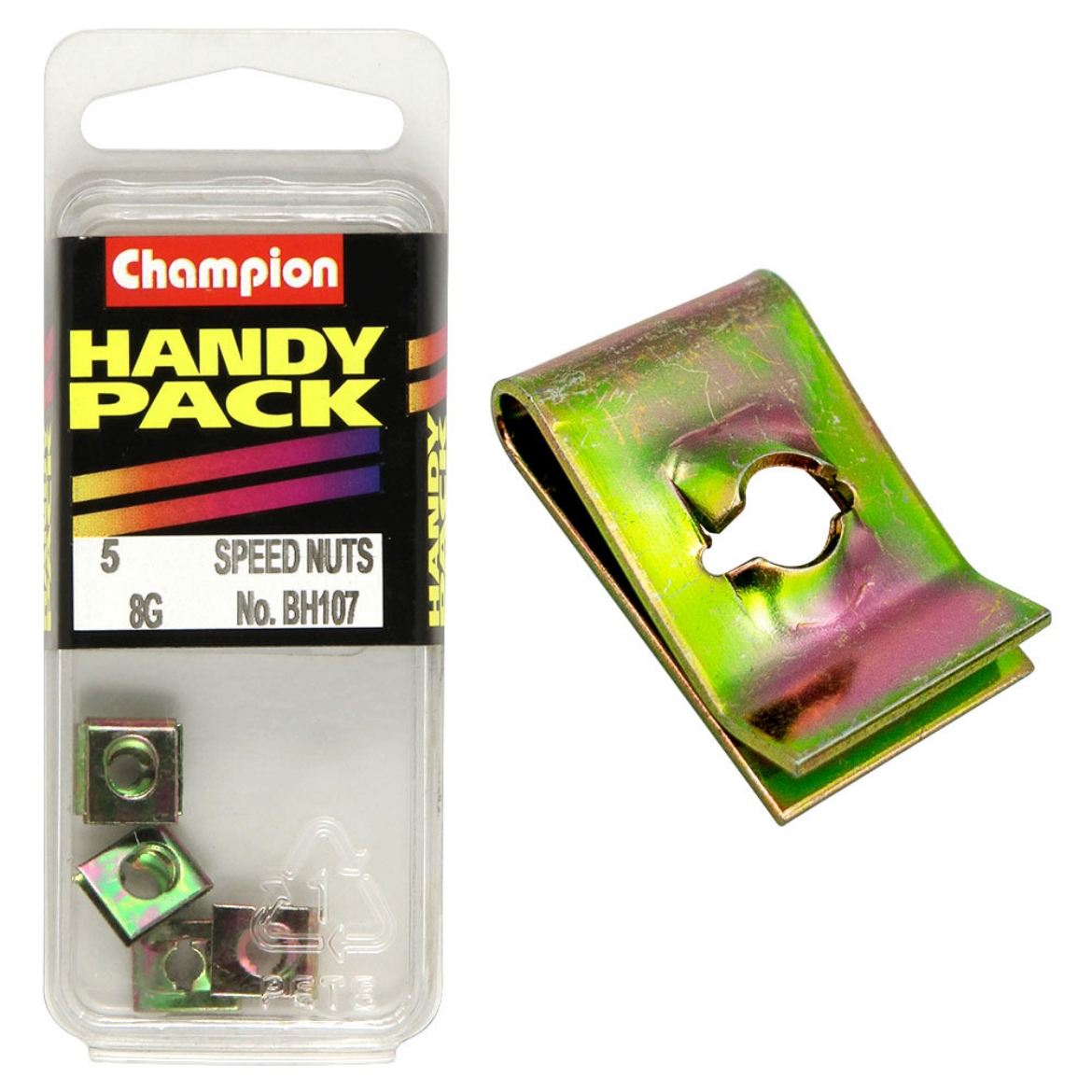 Picture of Handy Pk Speed Nuts 8g x 13/32x11/32 (Pkt.5)
