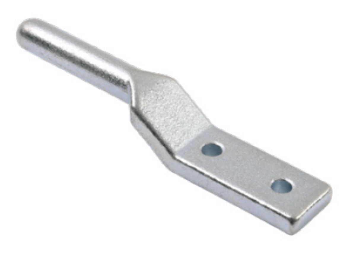 Picture of FORGED GUDGEON, 12.5MM DIA, ZINC PLATED, 2XBOLT HOLES