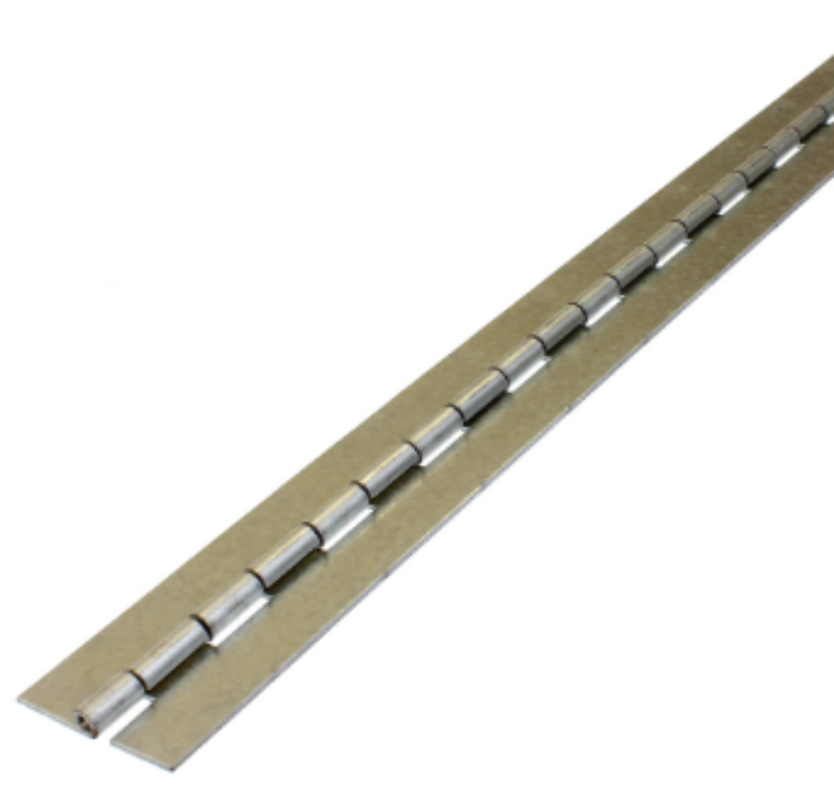 Picture of Piano Hinge GAL 25mm open X 1.2mm thick X 3mm pin X 1.8m long