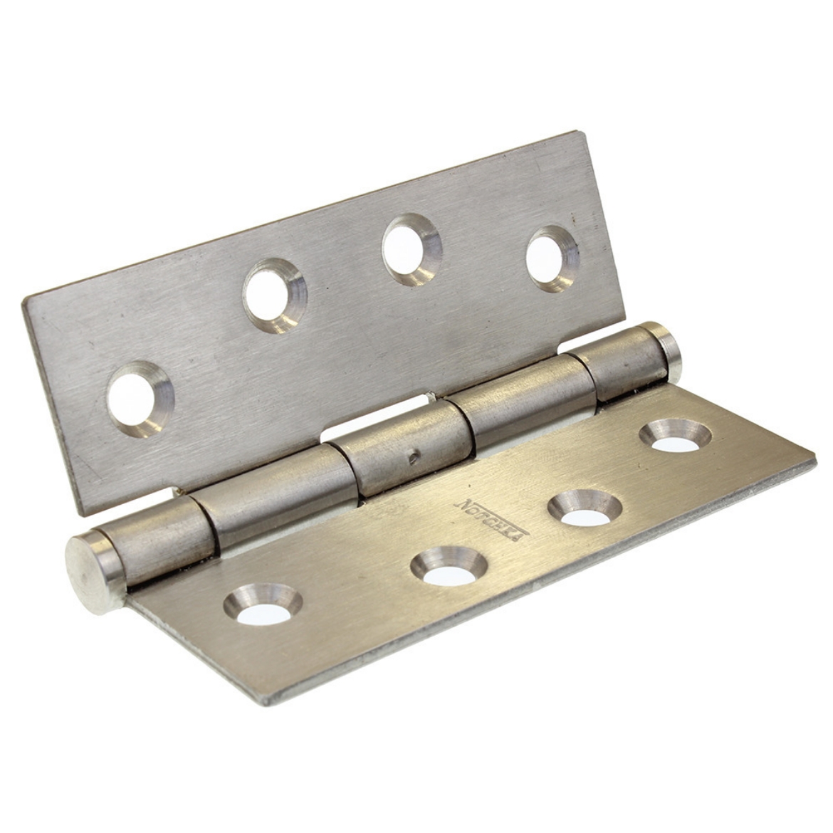 Picture of Butt hinge 100mm x 75m open x 2.5mm thick stainless steel