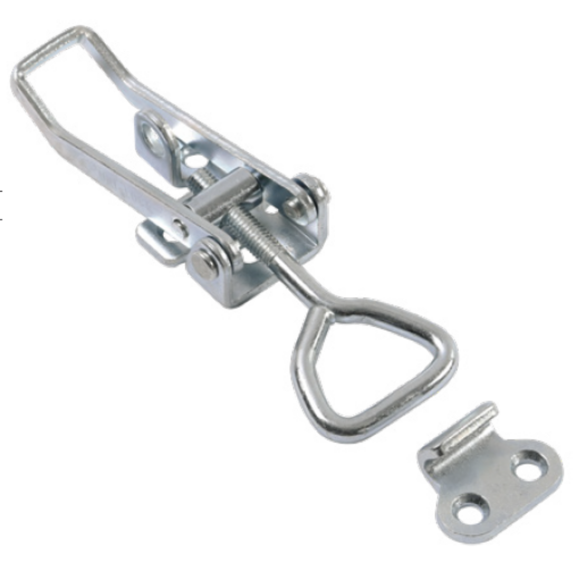Picture of OVERCENTRE LOOP LATCH & HOOK PLATE, LARGE, ZINC PLATED