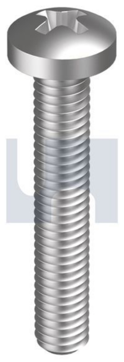 Picture of M5 X 50mm Pan Phillips Machine Screw - S/S