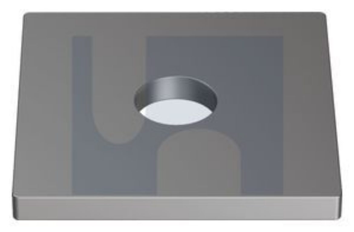 Picture of M16 SQUARE FLAT WASHER 65X65X5