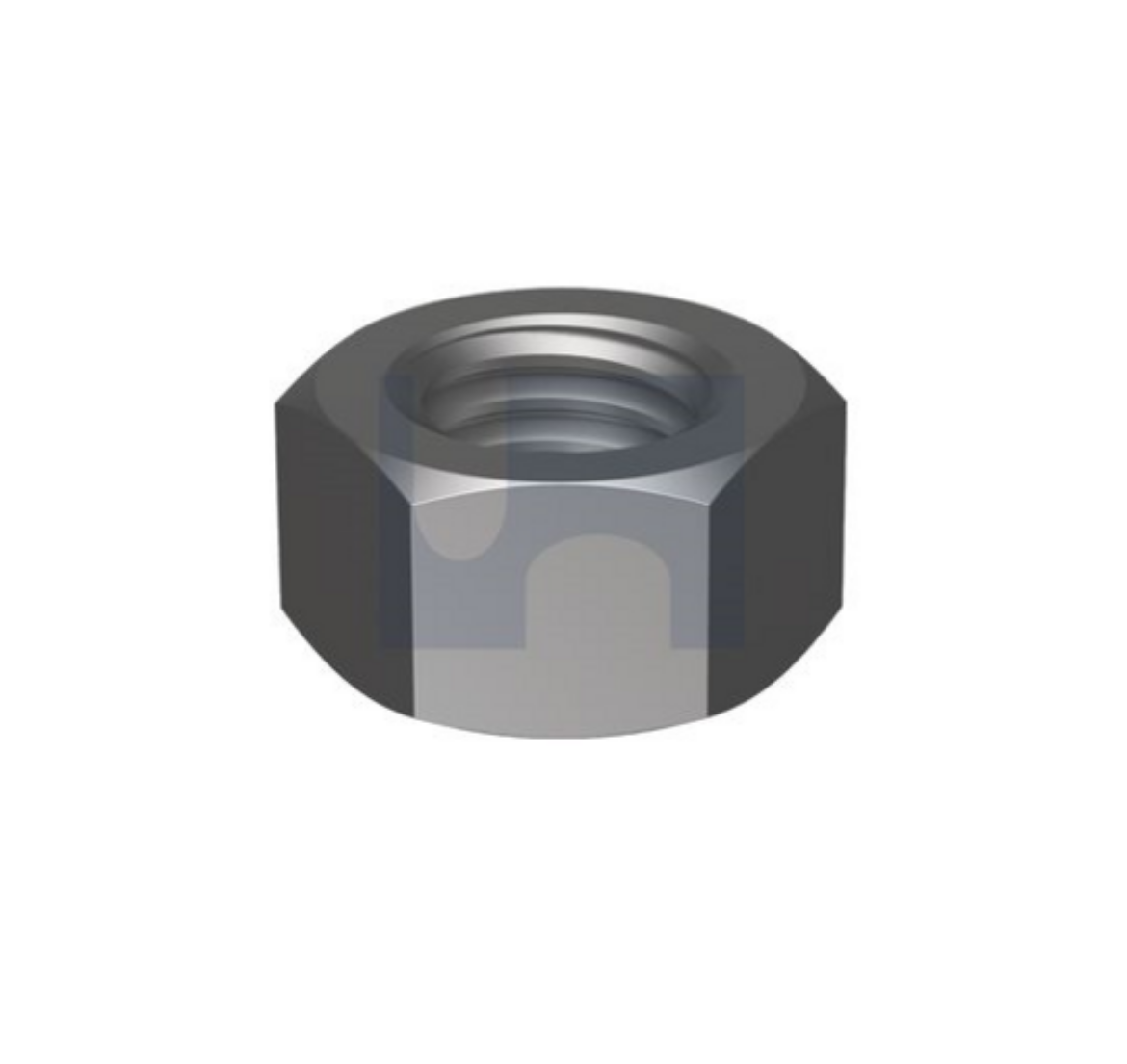 Picture of UNC 7/16 HEX NUT  G5 BLACK HT