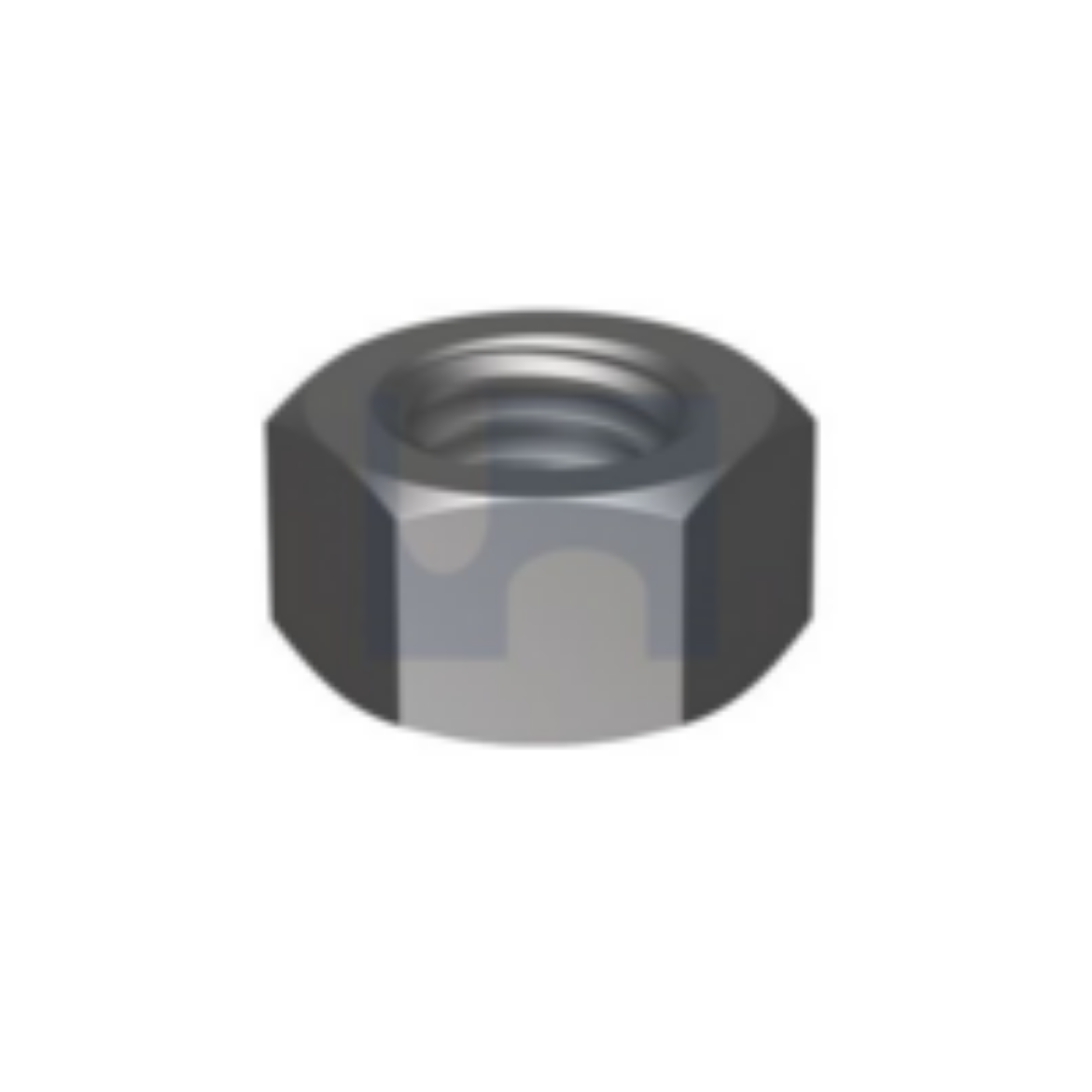 Picture of UNF 1/4 HEX NUT G8 BLACK HT