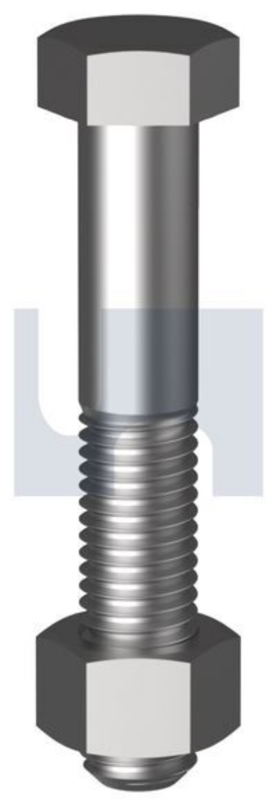 Picture of M10X75 GALVANISED 4.6 HEX BOLT & NUT