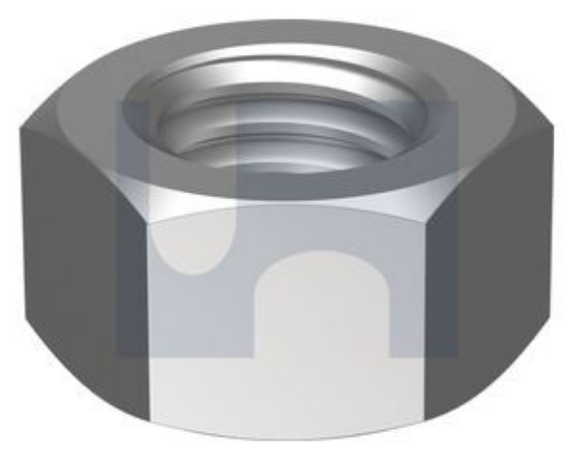 Picture of GR5 Z/P HEX NUT: 5/16UNC