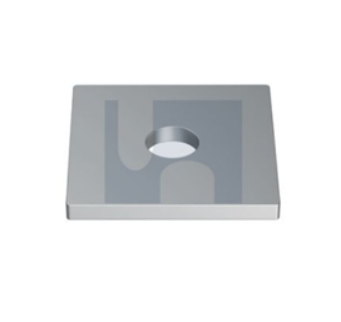 Picture of SQUARE WASHER M12 50X50X3 316 - STAINLESS STEEL