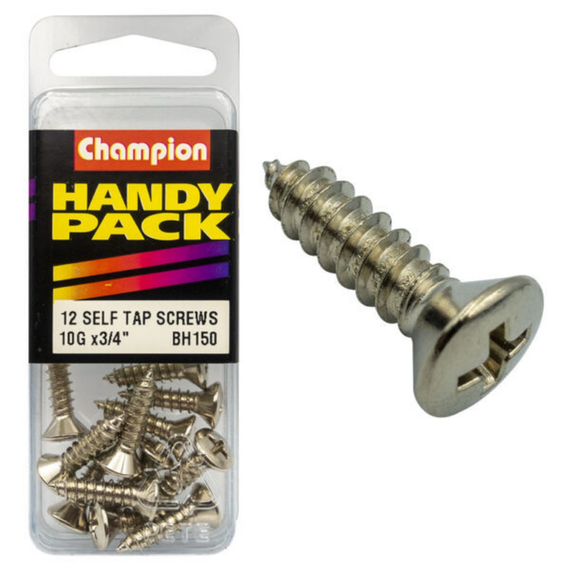 Picture of Handy Pk Self Tap Screw raised head 10g x 3/4 CST (Pkt.12)