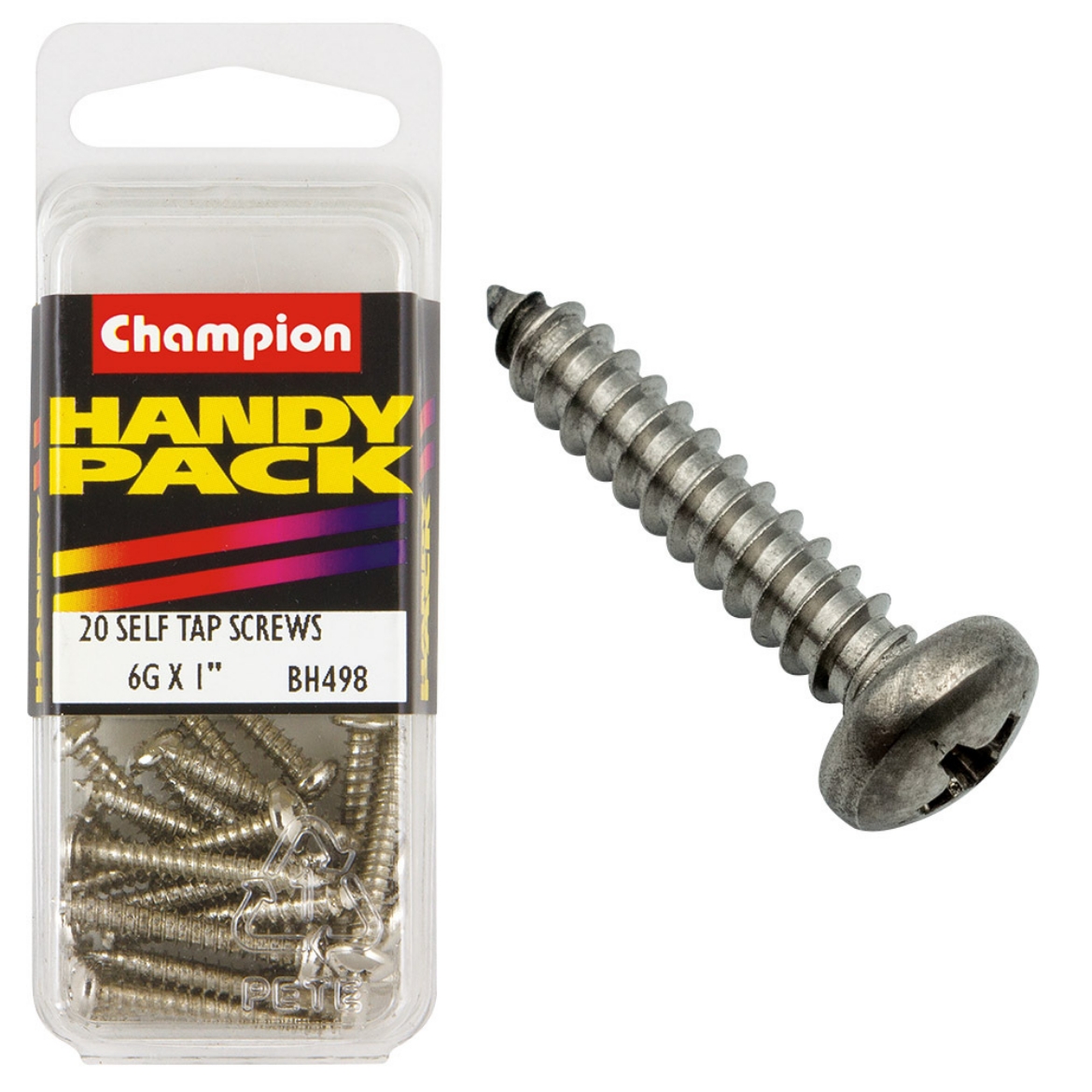 Picture of Handy Pk Self Tap Screw pan head 8g x 1 CST (Pkt.20)