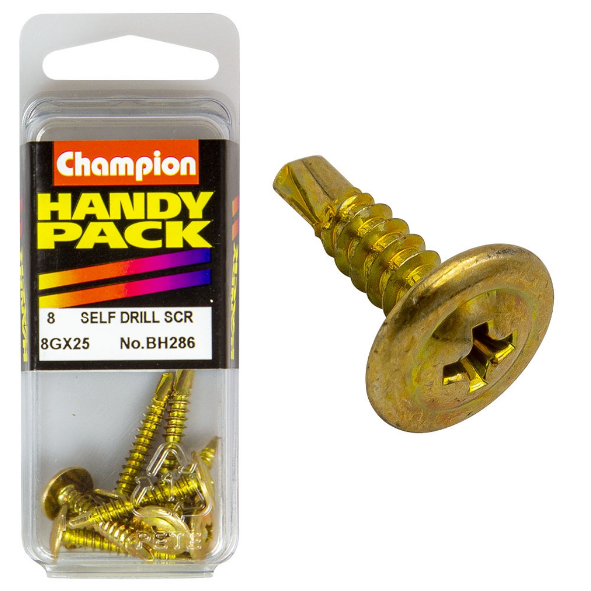 Picture of Handy Pk Self Drill Screw 8g x 18 x 25mm TEK (Pkt.8)