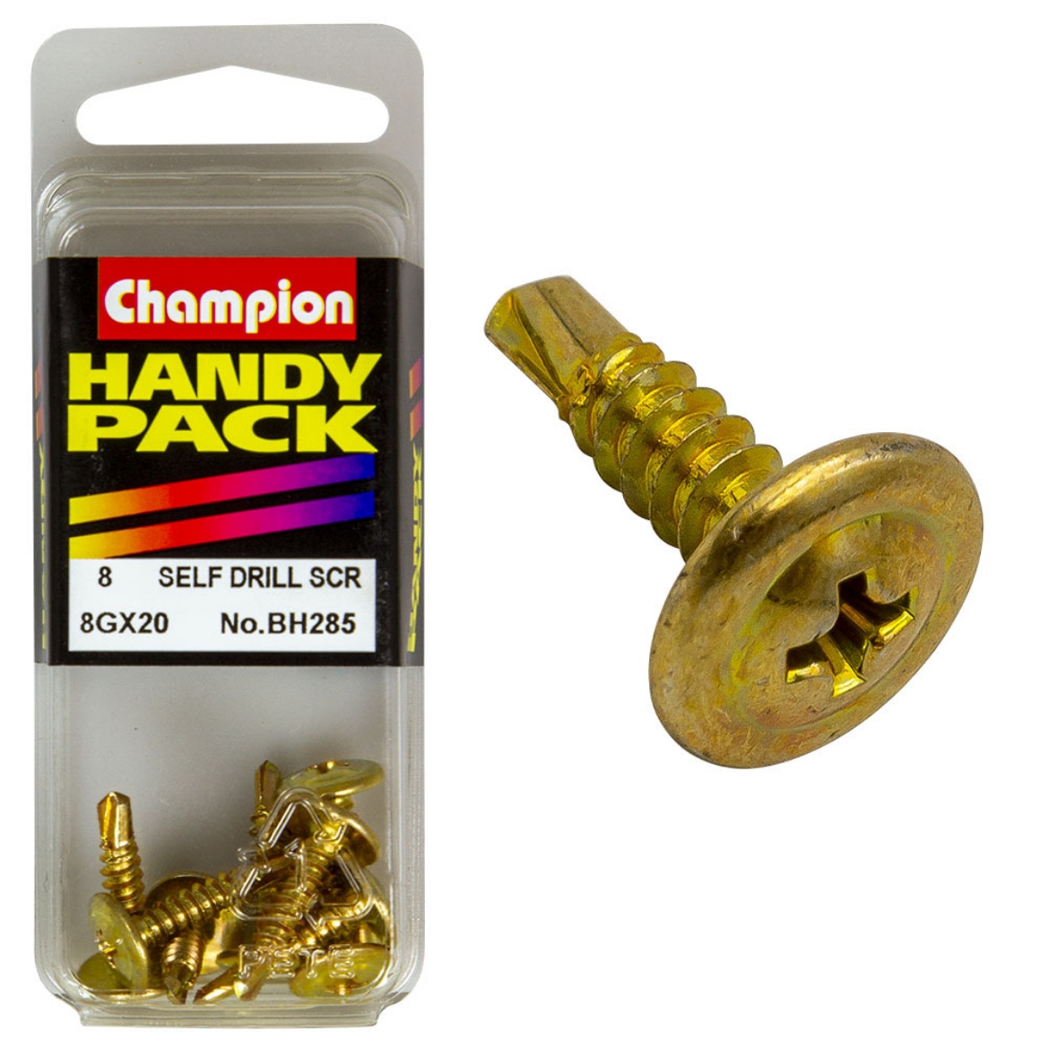 Picture of Handy Pk Self Drill Screw 8g x 18 x 20mm TEK (Pkt.8)