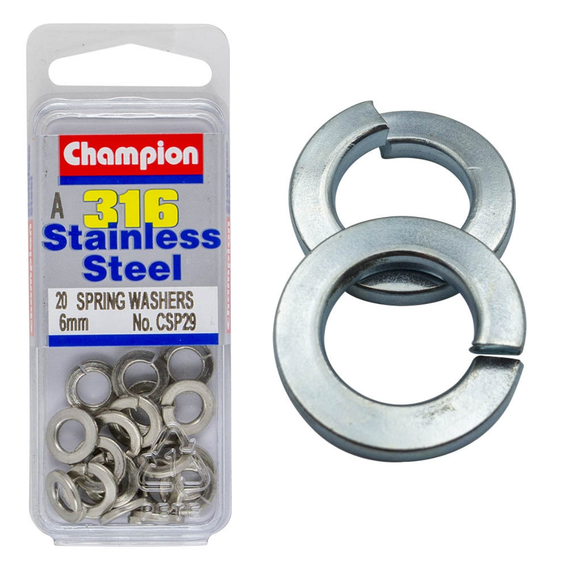 Picture of SPRING WASHERS   6mm (Pkt.20)
