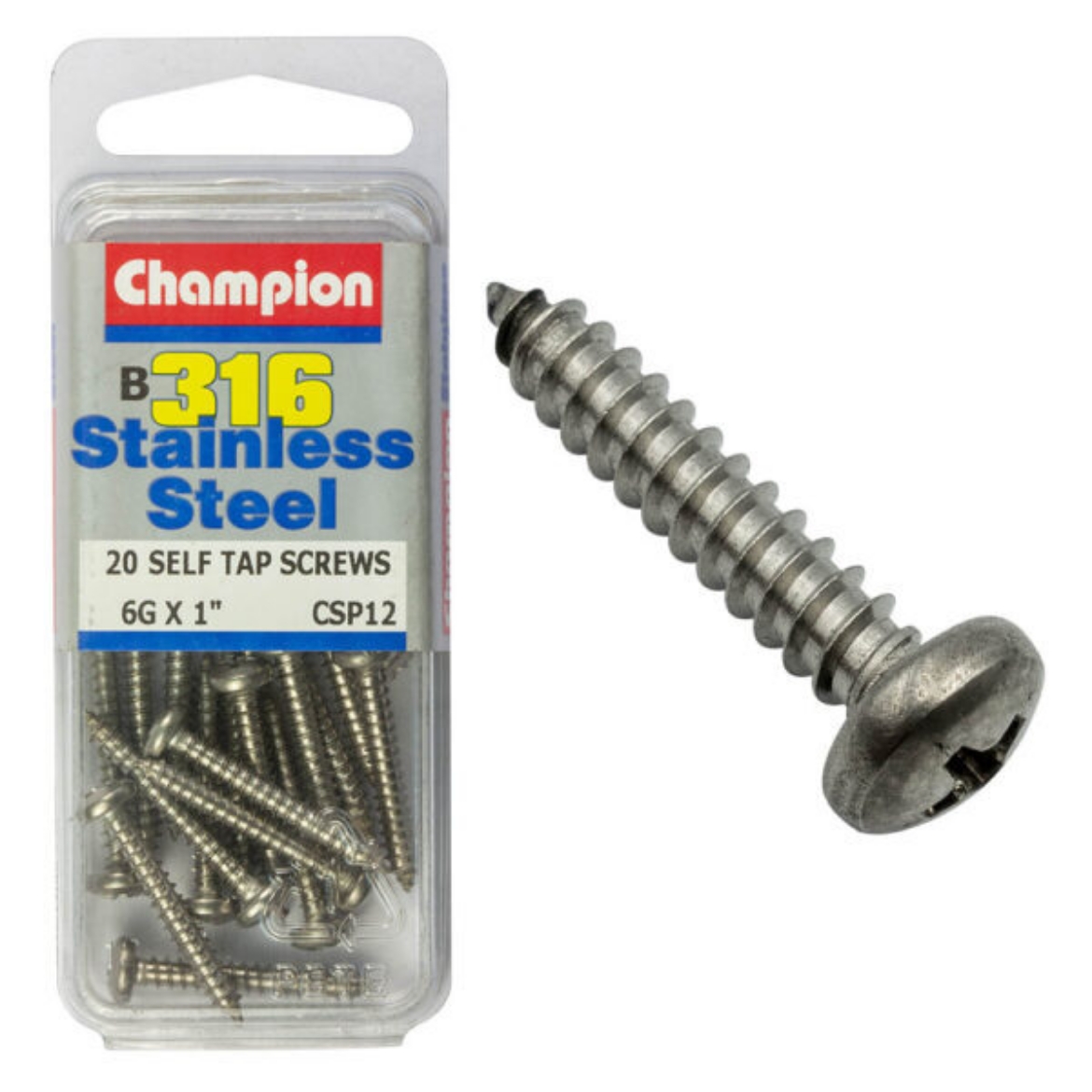 Picture of SELF TAPP SCREWS-PAN 6G x 1 (Pkt.20)
