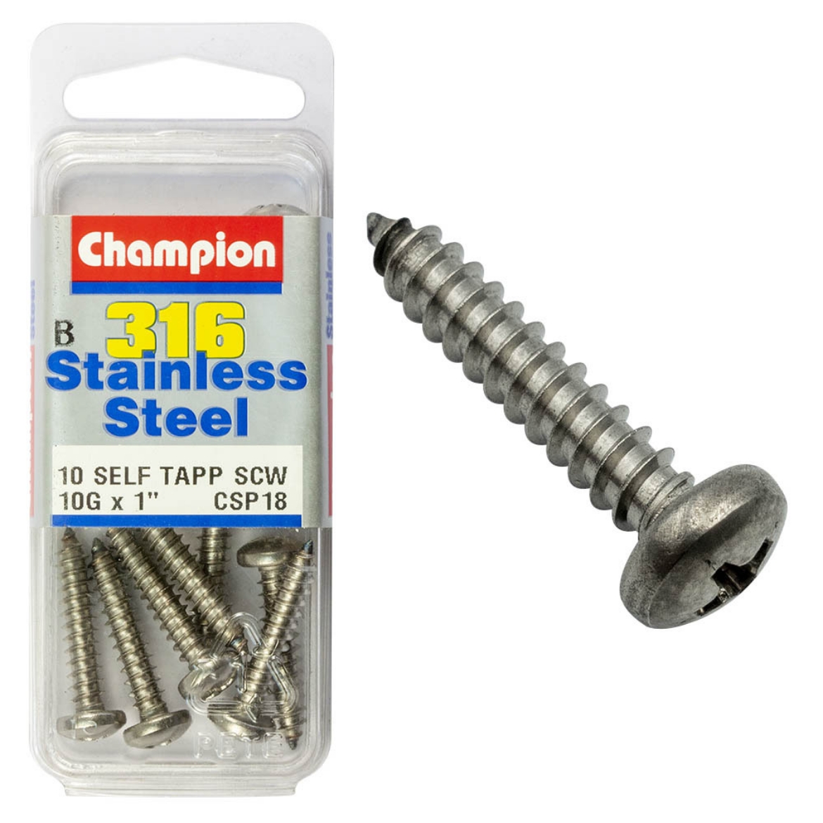 Picture of SELF TAPP SCREWS-PAN 10G x 1 (Pkt.10)