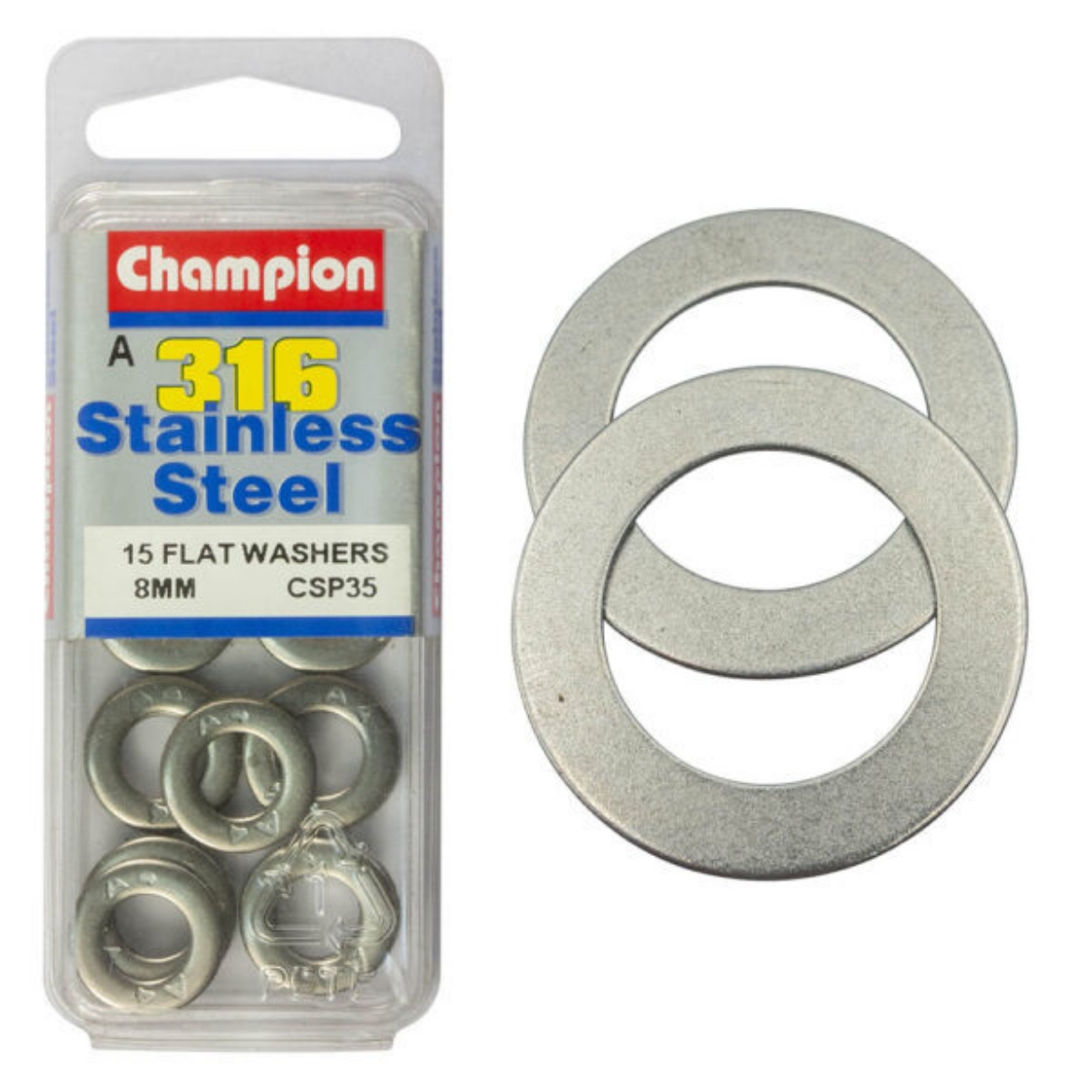 Picture of FLAT WASHERS   8mm (Pkt.15)