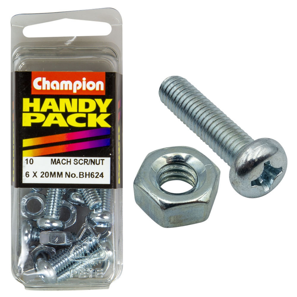 Picture of Handy Pk Metric Machine Screw 6 x 20mm CMS (Pkt.20)