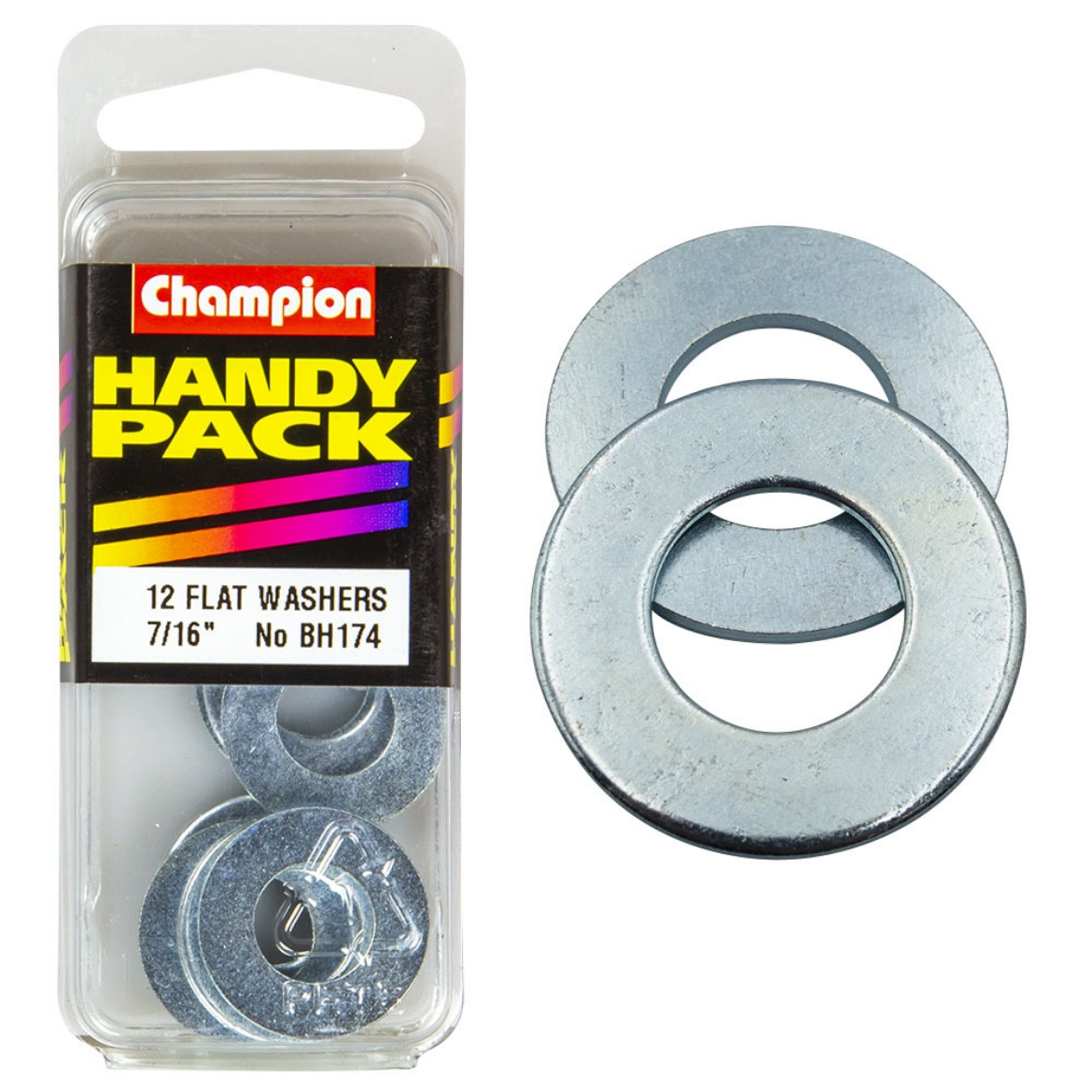 Picture of Handy Pk Flat Steel Washer 7/16 CWS (Pkt.12)