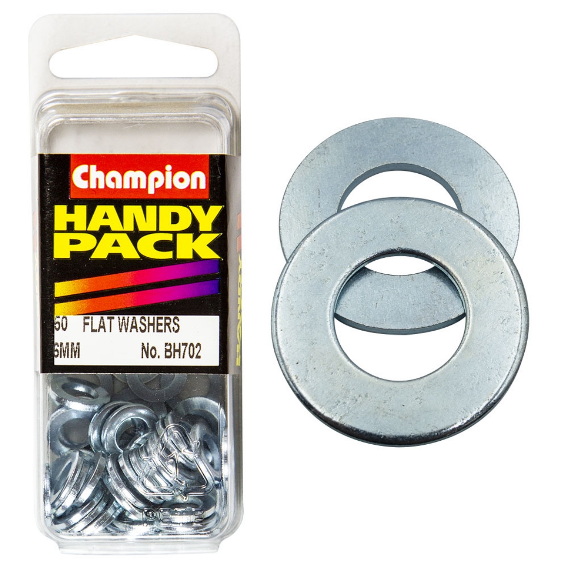 Picture of Handy Pk Flat Steel Washer 6mm CWS (Pkt.50)